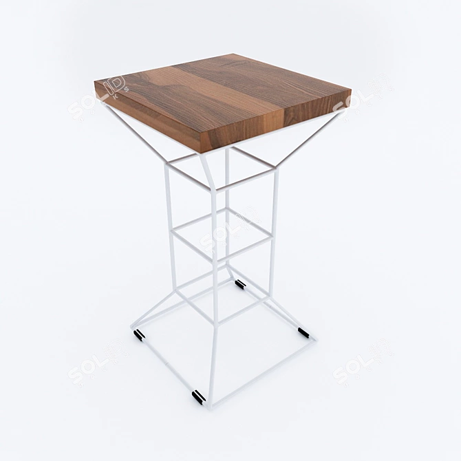 Contemporary Stand Table "CUBE-L 3D model image 1