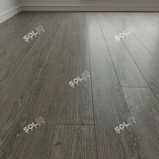 Natural Wood Parquet 171: Laminate Flooring 3D model image 2