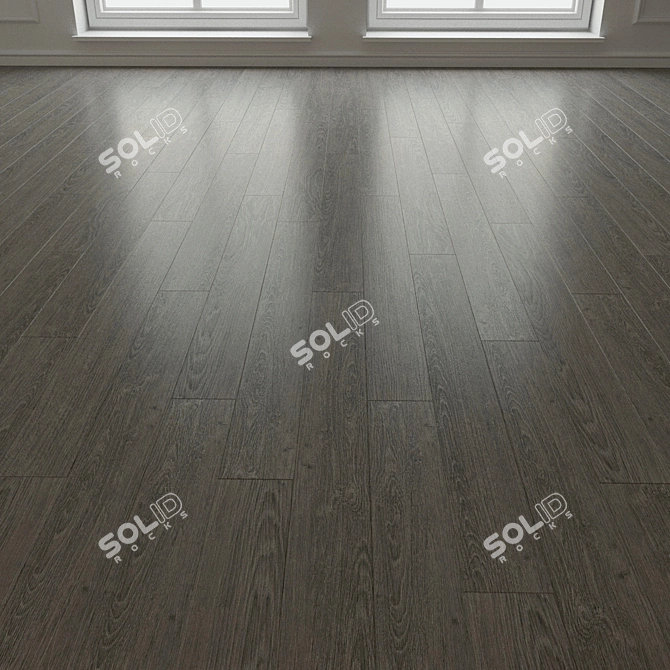 Natural Wood Parquet 171: Laminate Flooring 3D model image 3