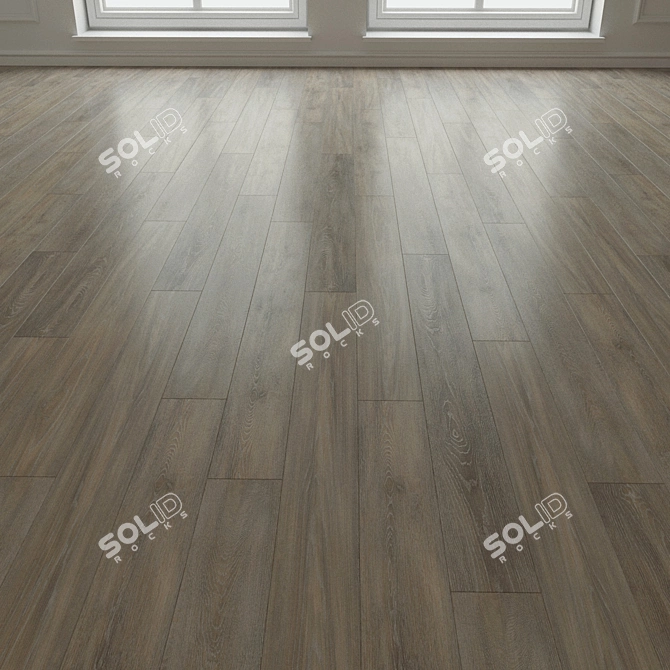 Natural Wood Parquet Laminate 3D model image 1