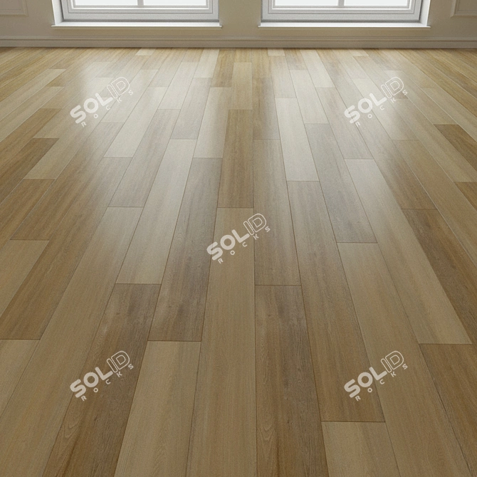 191 Natural Wood Parquet Laminate 3D model image 2