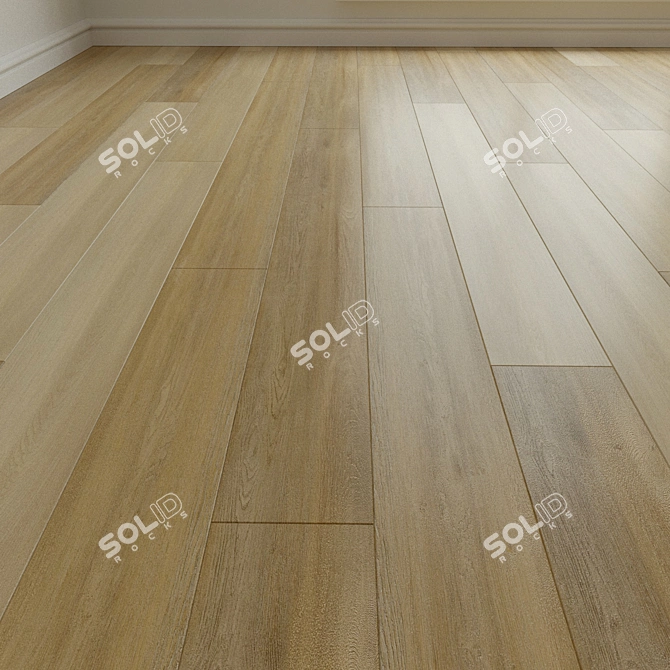 191 Natural Wood Parquet Laminate 3D model image 3