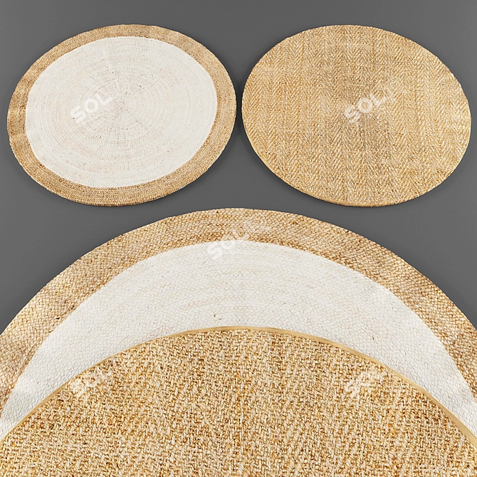 Froy Rugs: Timeless Elegance 3D model image 2