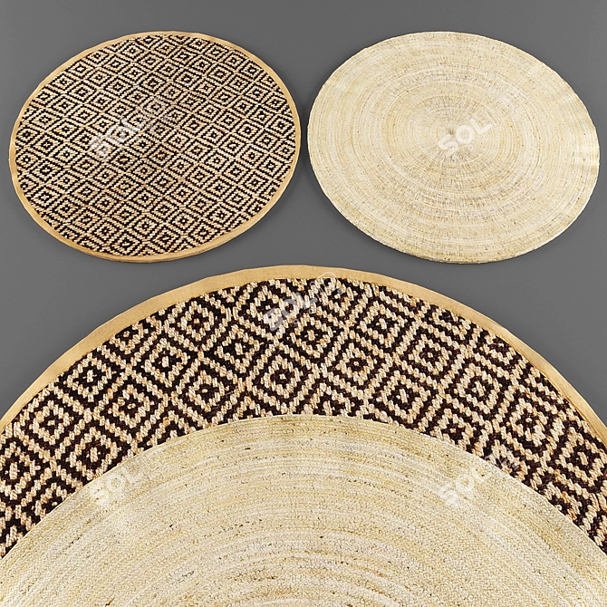 Froy Rugs: Timeless Elegance 3D model image 3