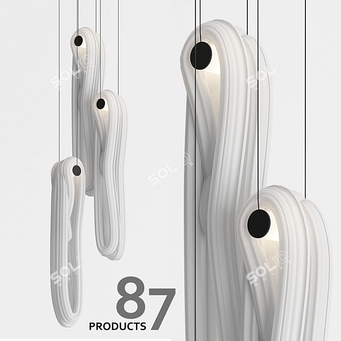 Bocci 87 Series: Innovative Lighting 3D model image 1