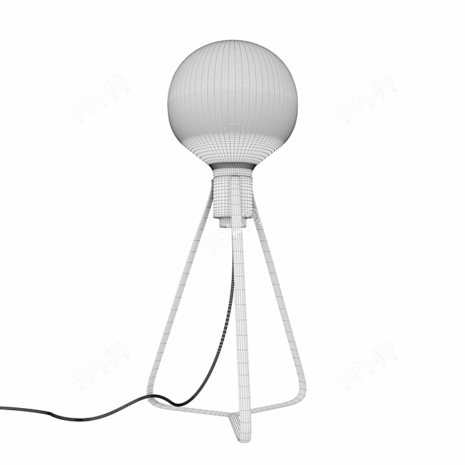 Sleek Table Lamp by Nowodvorski 3D model image 2