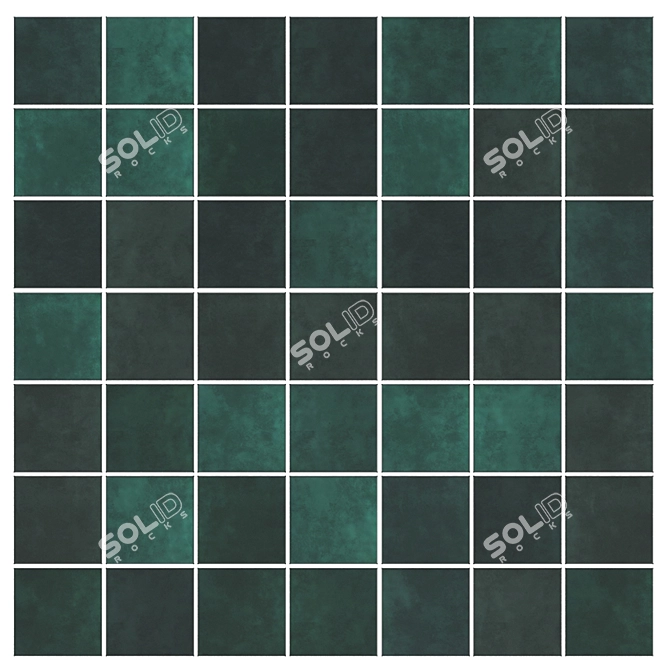 Equipe Artisan Mosaic Tiles 3D model image 2