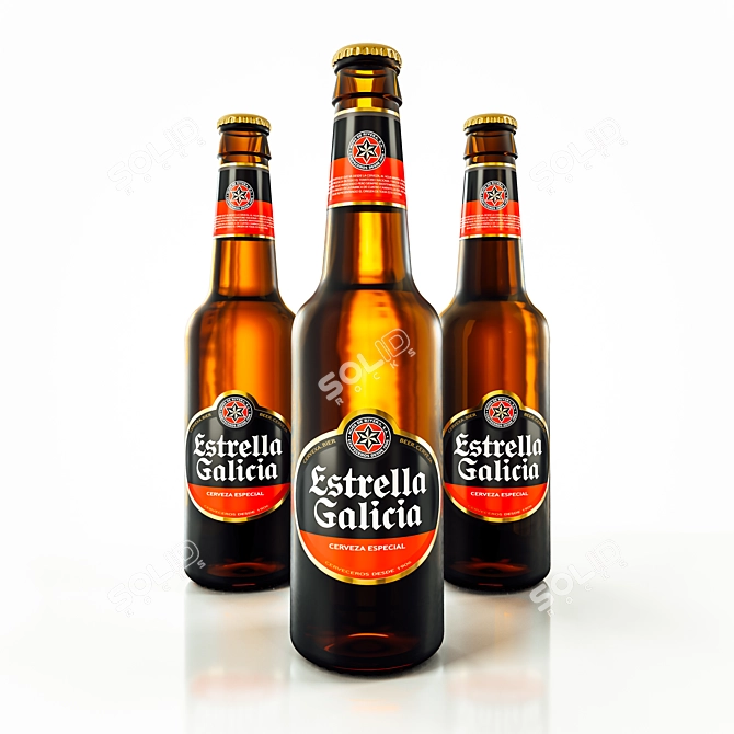 Estrella Galicia: Classic Brew 3D model image 1