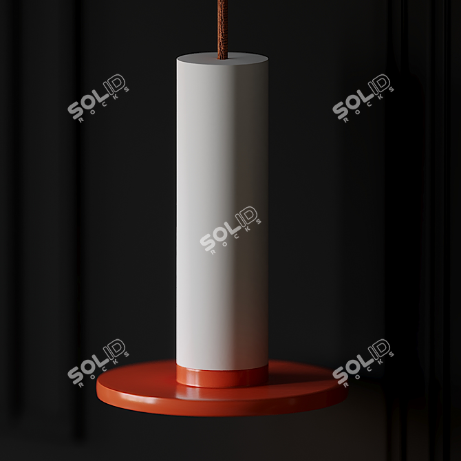 CIELO HI-BRIGHT Pendant: Sleek and Luminous 3D model image 3