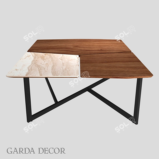 Garda Decor Coffee Table: Stylish and Functional 3D model image 1