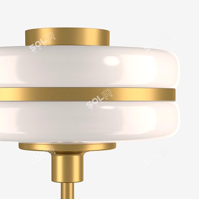 Table Lamp Garda Decor 60GD-9258T
Elegant Metal and Glass Design 3D model image 2