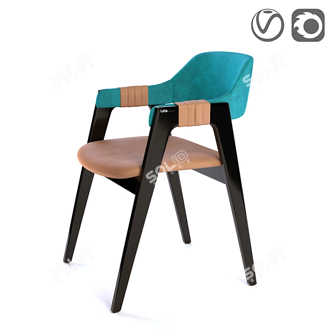 Pegasus: Stylish Indoor Chairs 3D model image 1