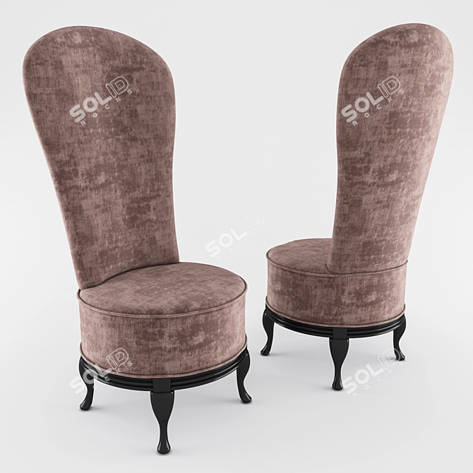 Elegant Ergonomic Chair - S91TR 3D model image 1