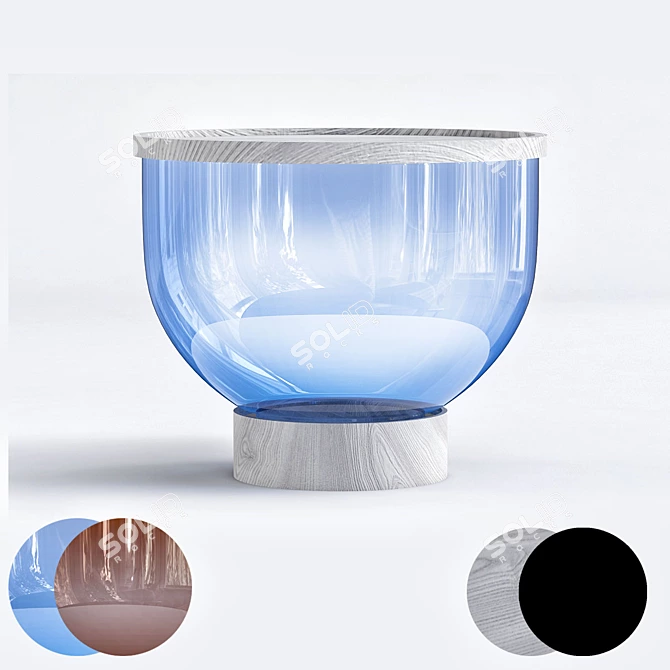 Elegant Mastea Coffee Table: Miniforms 3D model image 1