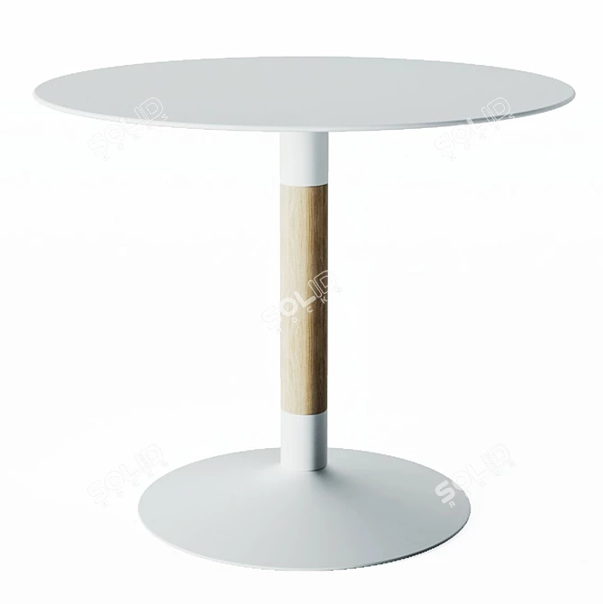 La Forma Whirl Round Dining Table 3D model image 1