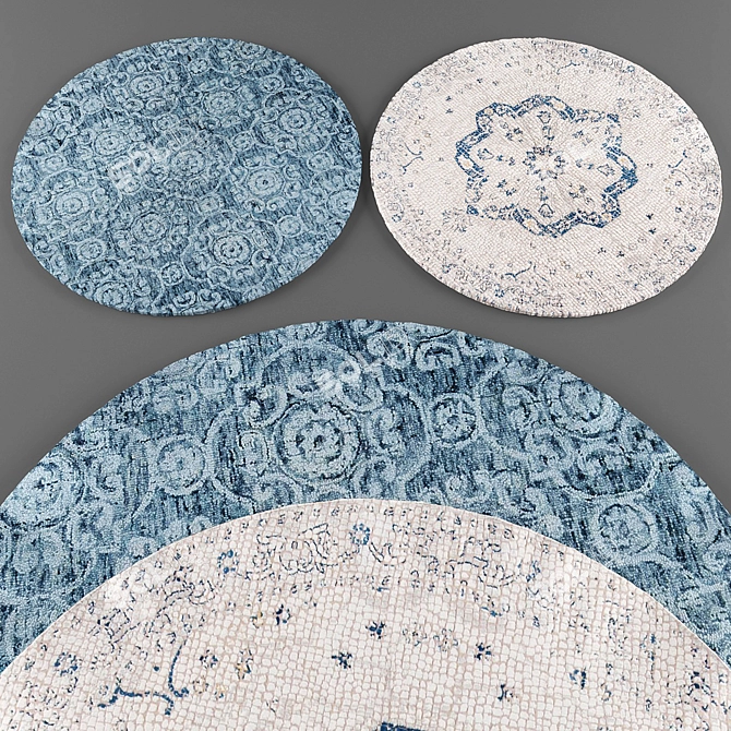 Frolic Refined Rugs Collection 3D model image 3