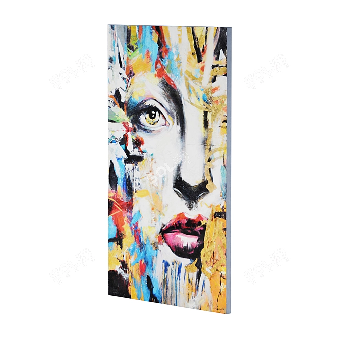 Ara Canvas Wall Art: High-Quality Interior Visualization 3D model image 3