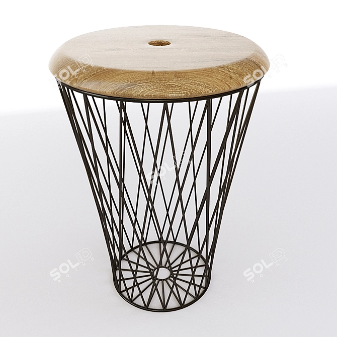 Boconcept LID Stool - Sleek and Stylish Seating 3D model image 1