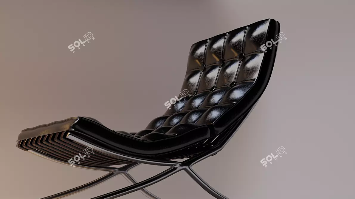 Barcelona Chair 3D Model - High-Quality and Realistic 3D model image 3