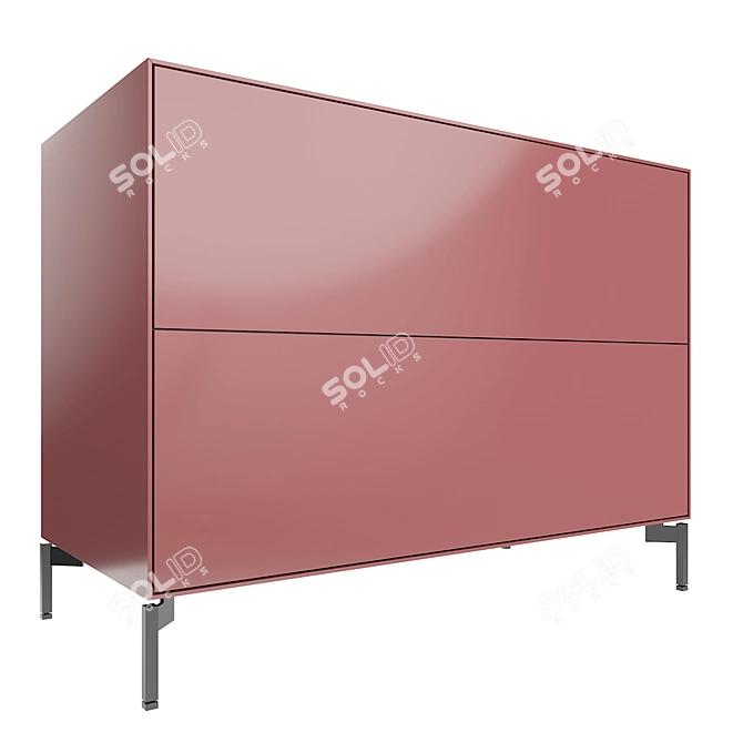 Sleek Minimalist Piure NEX Sideboards 3D model image 2