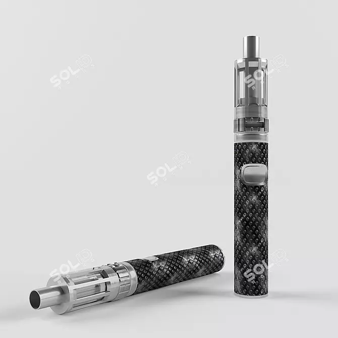 Premium E-Cigarette Bundle: Textures, FBX & 3ds MAX 3D model image 1