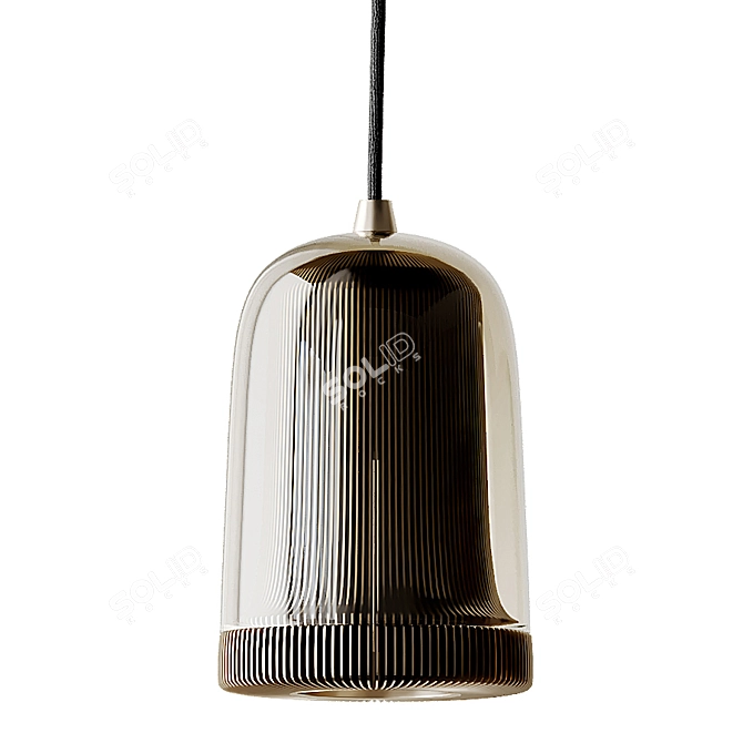 Sleek Dub Pendant by EOQ 3D model image 5