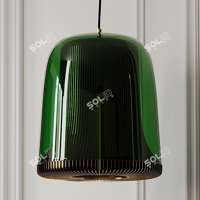 Elegant Dub Large Pendant 3D model image 2