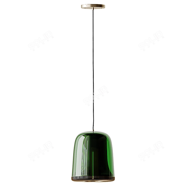 Elegant Dub Large Pendant 3D model image 7