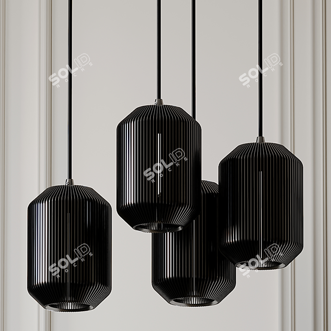 Elegant Joseph Small Pendant 3D model image 2