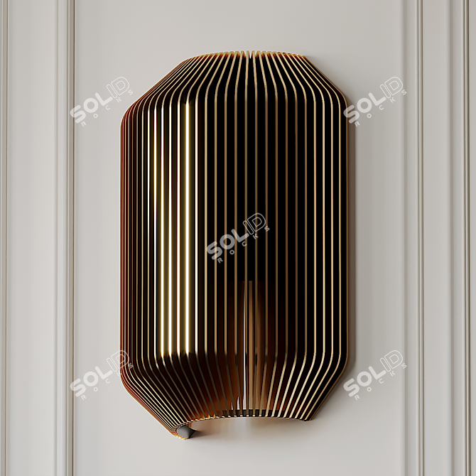 Elegant Joseph Large Wall Sconce 3D model image 2