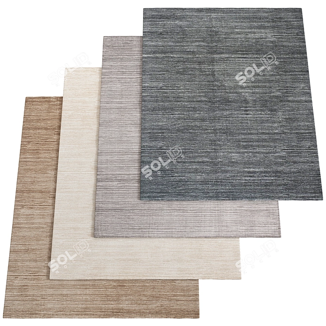 65 Inch Carpet - Soft and Stylish Flooring 3D model image 1