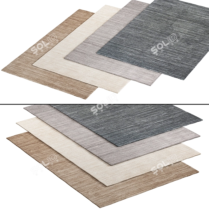 65 Inch Carpet - Soft and Stylish Flooring 3D model image 2