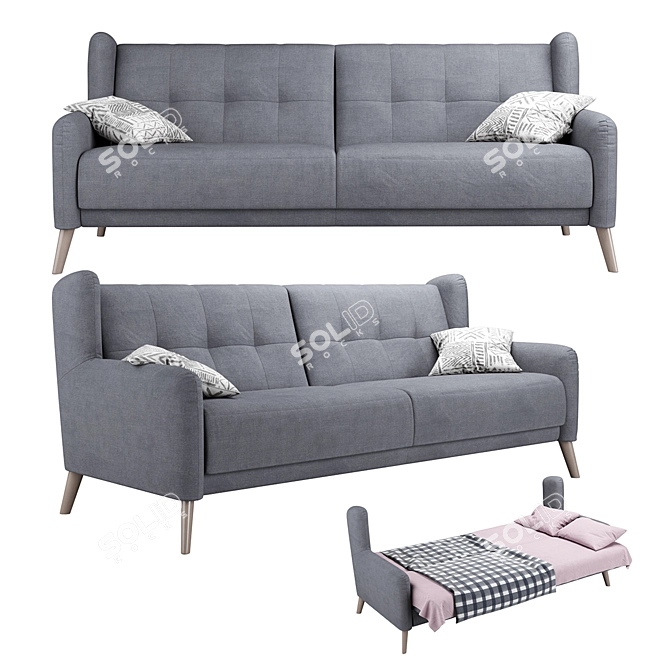 Aneto Gala Sofa Bed 3D model image 1