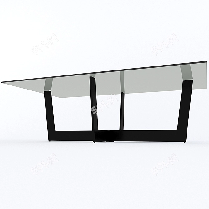 La Forma Plum Coffee Table - Elegant and Functional 3D model image 2