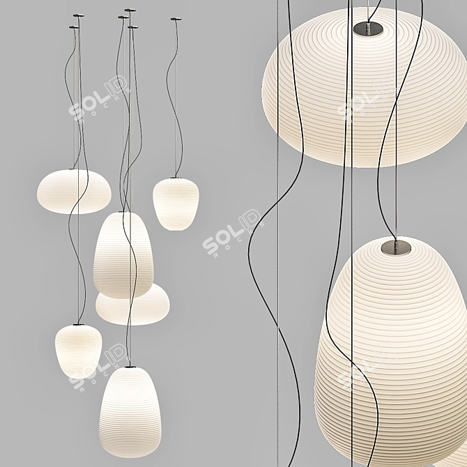 Rituals Multi-Light Pendant: Modern Illumination 3D model image 1