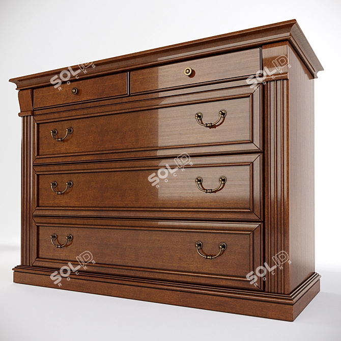 Venezia Chest: Elegant Design and Exceptional Quality 3D model image 2