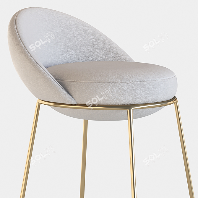 Modern Paula Rosales Nest Bar Stool 3D model image 2