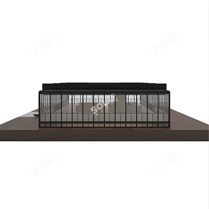 Miniature Crown Hall Model, 1:100 3D model image 5