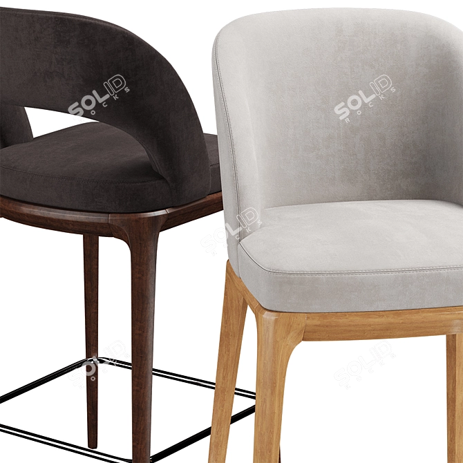 Modern Chic Chair 3D model image 3