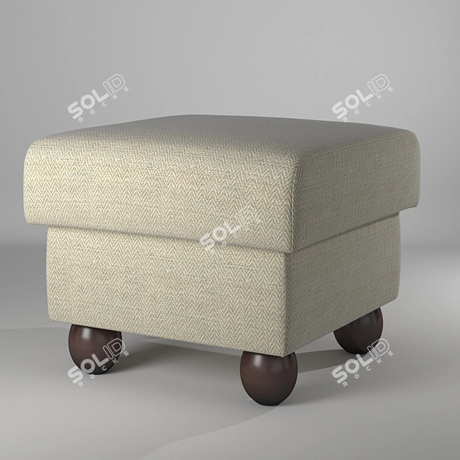 Title: Versatile Poofs Set 3D model image 6