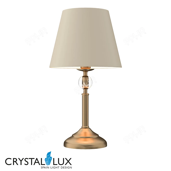 Crystal Lux FLAVIO LG1 GOLD: Modern Spanish Pendant with 400mm Height and 220mm Diameter 3D model image 3