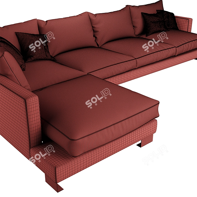 Lux Max Corner Sofa 3D model image 5