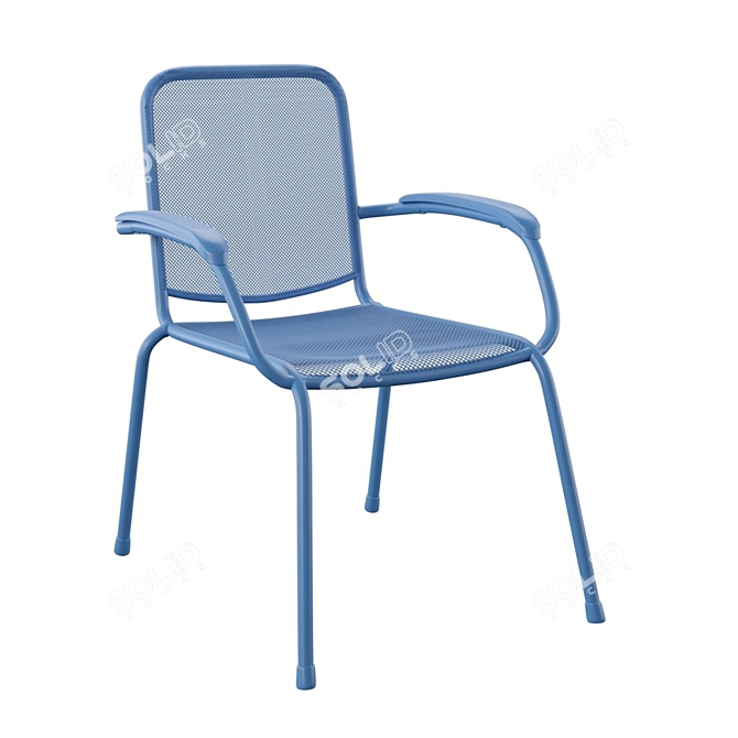 Sleek and Modern Chatou Chair 3D model image 1