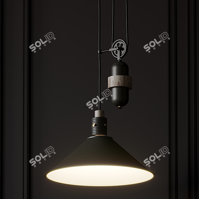 Tucson Pendant: Sleek and Stylish 3D model image 2