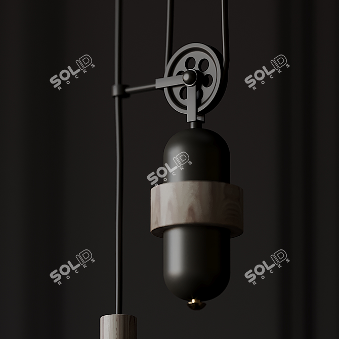 Tucson Pendant: Sleek and Stylish 3D model image 4