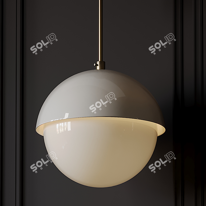 Elegance Illuminated: Underwood Pendant 3D model image 1