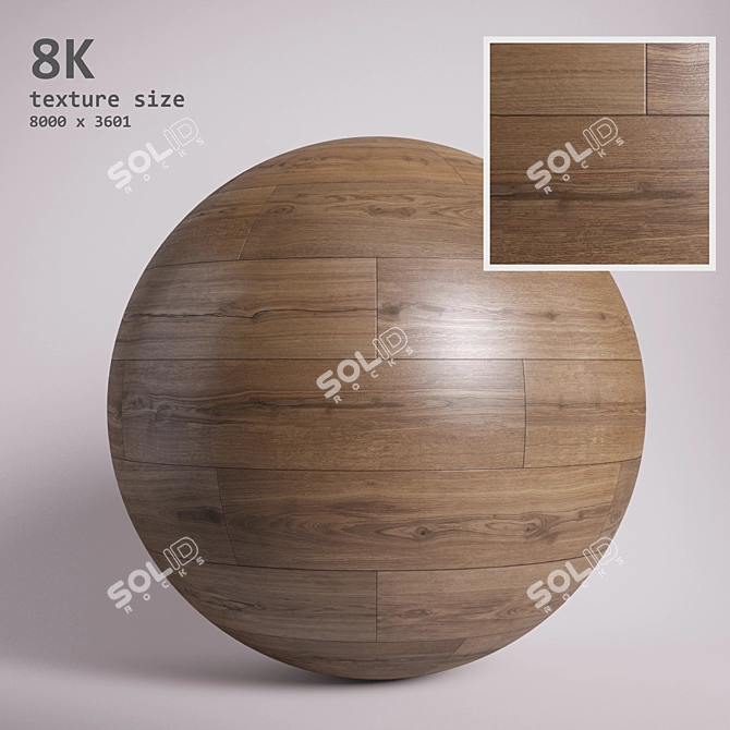 Title: Seamless High-Resolution Parquet 3D model image 1