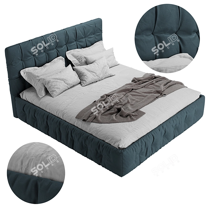 Cosmic Dream Bed 3D model image 2