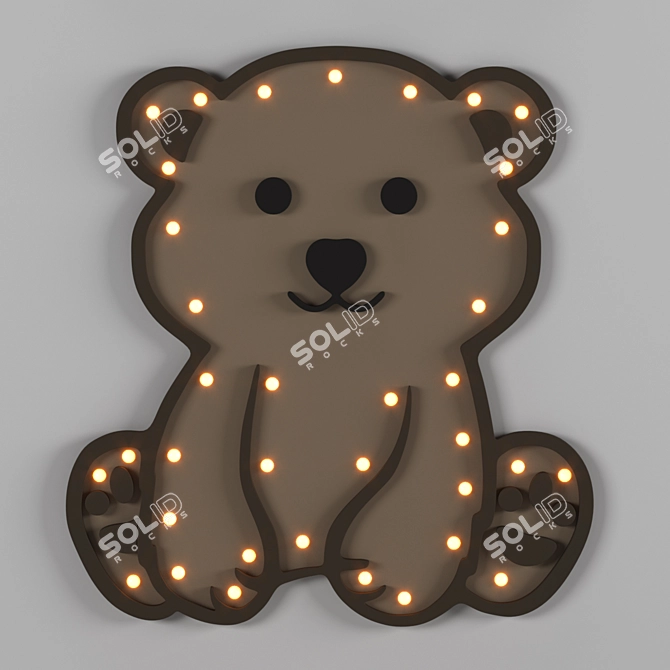 Luminous Dream: 365mm Night Light 3D model image 4