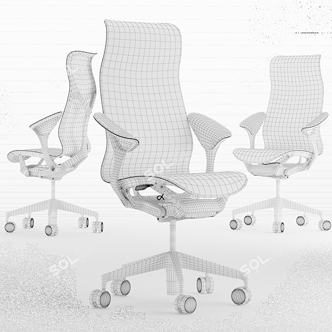 Elevate your comfort: Cosm Chair 3D model image 4